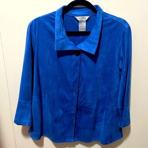 Multiples Button Up Top Sz M